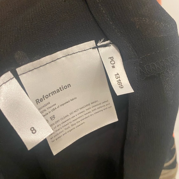 REFORMATION Eastside Floral One Shoulder Dress - Picture 7 of 7